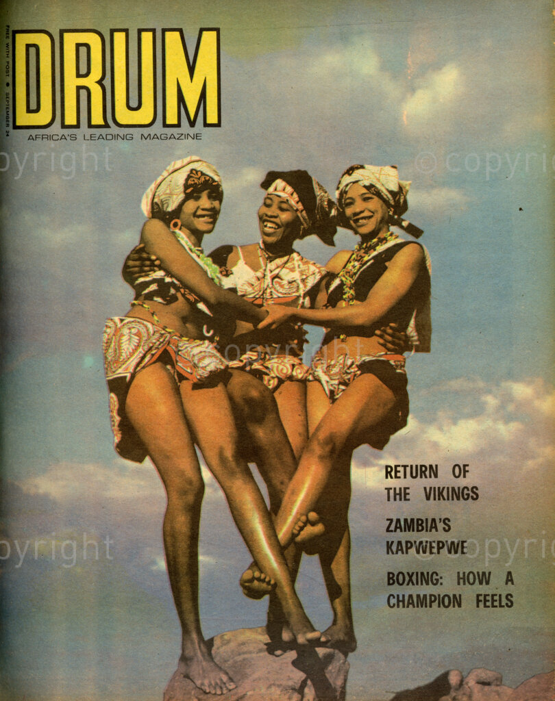 Return of the Vikings; Zambia's Kapwepwe; Boxing: How a champion feels; Verso: From mini to bikini – that’s the trend in Swazi grab those days. Showing off the new fashion are our cover girls, the Harsh Queens, an Evaton singing group.