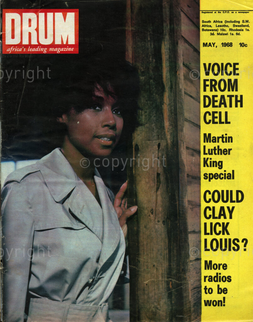 Voice from death cell; Martin Luther King special; Could Clay lick Louis? Verso: Cover girl – Diahann Carroll has velvety maturity about her that knocks you out as a man.