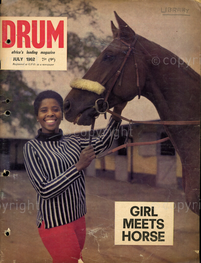 Girl Meets horse: Verso: Cover girl Priscilla Booi is the girl who met the horse on our cover – just in time for the Durban July. Back from 