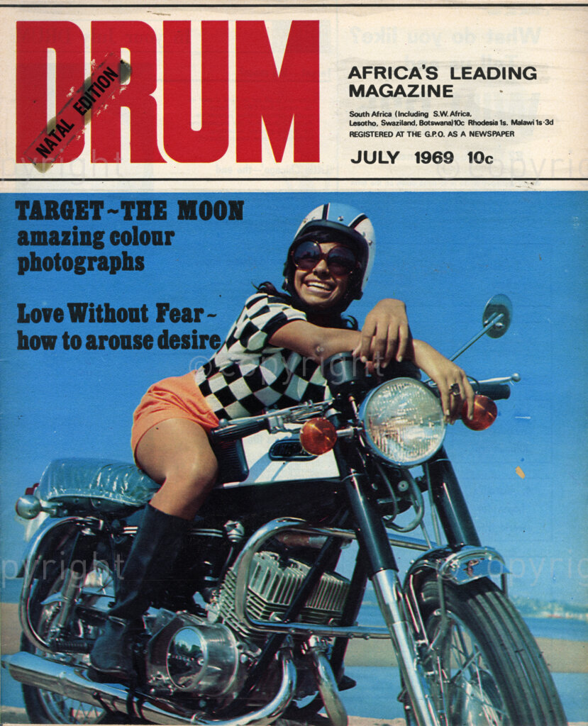 Target – The Moon: amazing colour photographs; Love without fear – how to arouse desire; Verso: Cover girl  Allette van Rooy likes the fast life. As long as its confined to motorbike on wide, open roads! For the rest takes up her time.