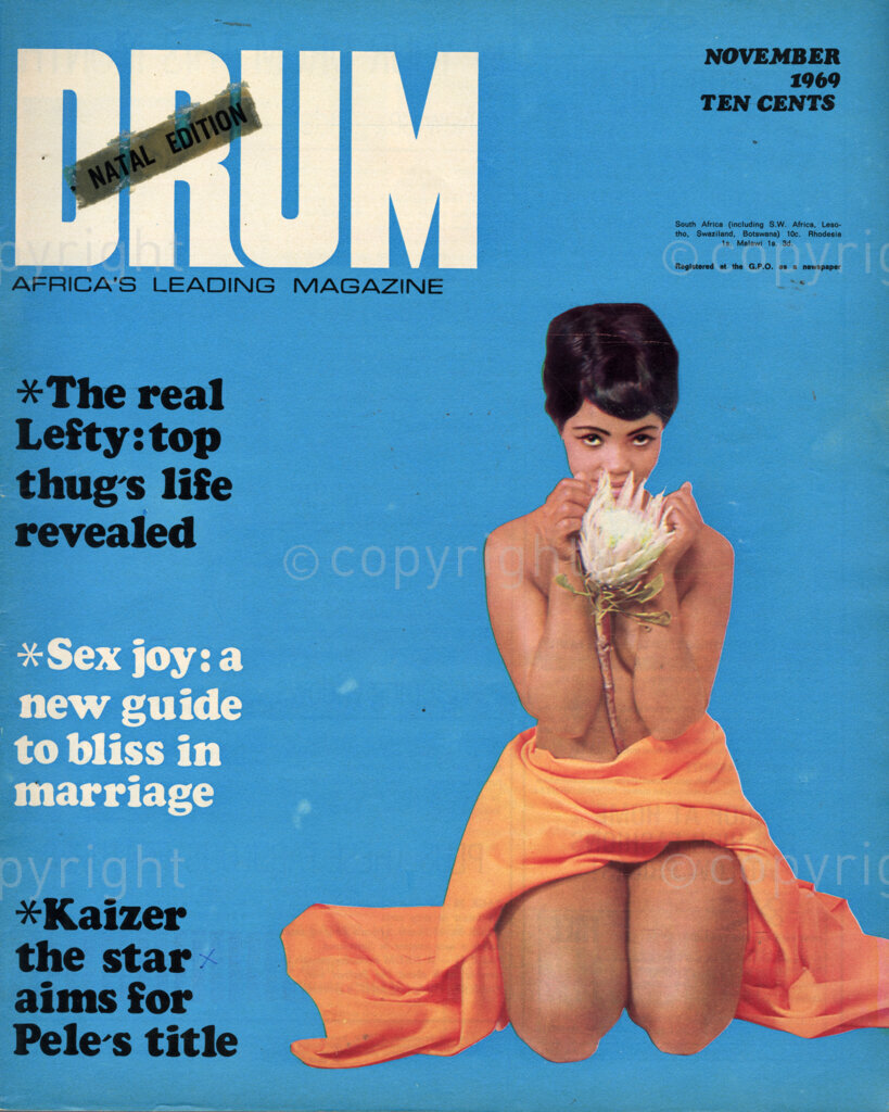 The real Lefty: top thug's life revealed; Sex joy: a new guide to bliss in marriage; Verso: Funflower Orah-Orah Mothungwa of Orlando West, Johannesburg and she comes in a neatly curvaceous 36-24-26 package with a built-in smile. She was working as a florist in the city when a photographer 