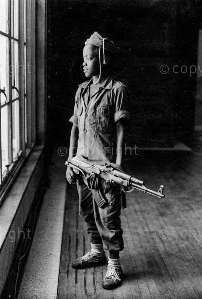Boy who captured Kampala – Christopher Lubega, member of the NRA, Yoweri Museveni's army.