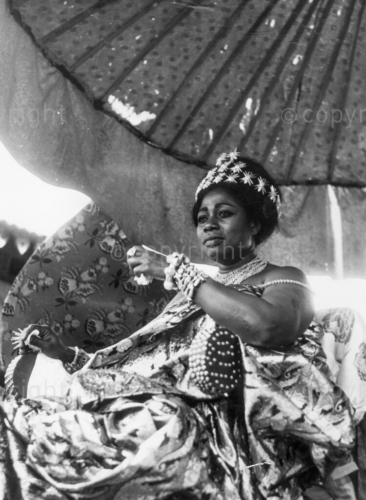 The Mountains And Odwira – Nana Dokua II, Queen mother of Akropong.