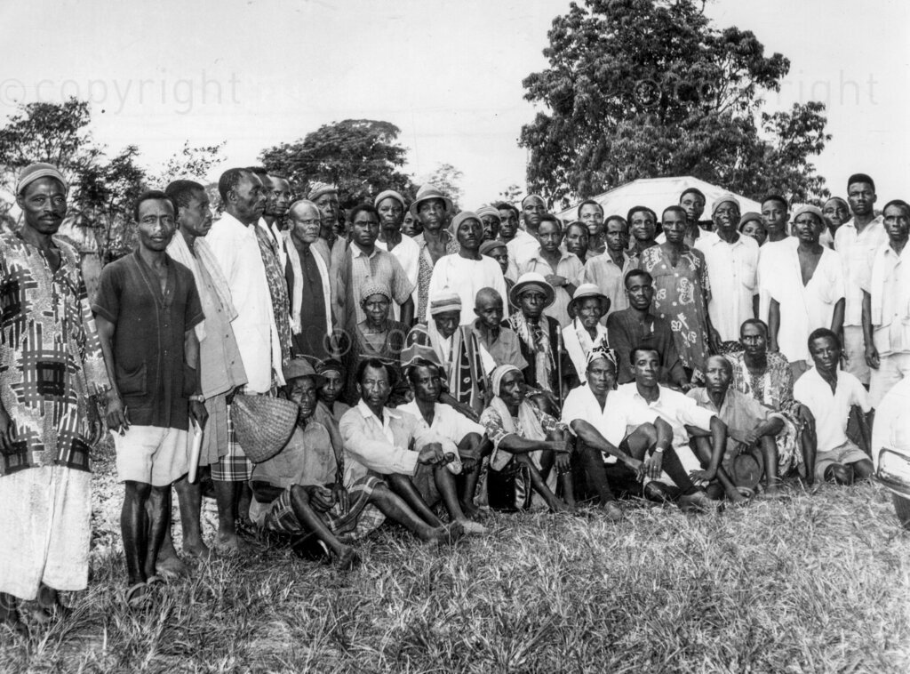 After 2-year Investigation: Igwe-Kala Ju-ju Cult is dynamited. For 60 years the Igwe-Kala ju-ju cult in Eastern Nigeria evaded the law. Then the police began to investigate its evil practices. It was a battle of wits between the CID and the cult's spies that continued for two years. Finally the police swooped. The ju-ju shrine was dynamited from the bush, and 48 people convicted. But does it mean the extinction of Igwe-Kala?