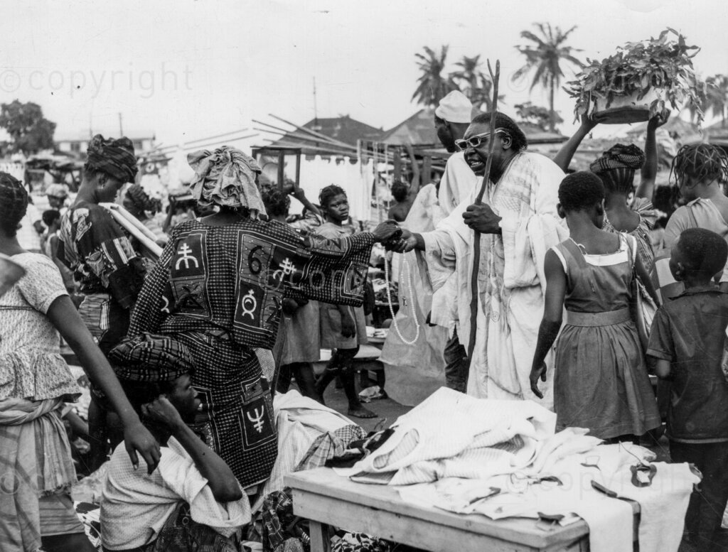 The beggar is a gentleman. Mallam Garudi has made begging a gentlemanly vocation. For over 50 years he has contradicted the popular belief that beggars can't be choosers. For Mallam Idris has chosen well; at one time 10 wives, all of whom he kept in comfort. Mallam doesn't beg because he has been afflicted with any crippling disease or blind. He begs for aims because his father was a beggar and because he believes that he was born a beggar. Mallam is employed by the Federal Government as a messenger in one of the Ministries.