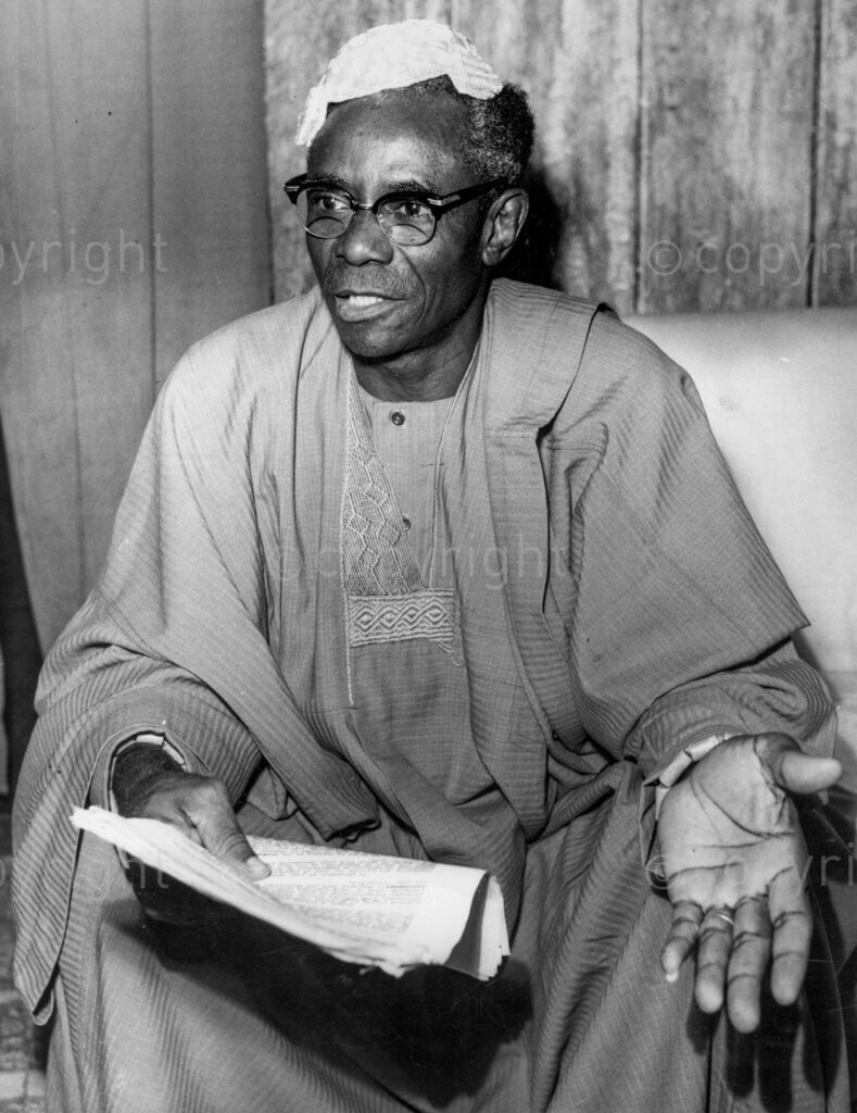 The Exile and return of the Olu of Warri. Now the ex-king just sits and waits. In 1964, his highness Ere juwa II was deposed as the Olu of Warrie and exiled to the lack-lustre village of Ogbesse where, for sixteen months, he learned to wait and live with his fate.
