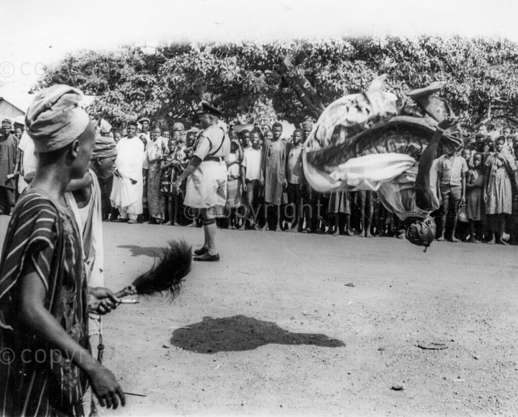 Despite the fear and the threats, Okpara triumphs In No-Man's Land. Okpara snaps the huge crowds. Dr Michael Okpara's meet-the-people-tour of Western Nigeria, apart from proving a bizarre mixture of incivility, escapism, hefty defence against non-existent troubles and a field day for journalistic zanies and radio cranks, was a glorious personal triumph for Dr Okpara's bravery and a confirmation that the people of Western Nigeria have not forgotten Chief Abafemi Awolowo and can still welcome any leader who comes along as his friend.