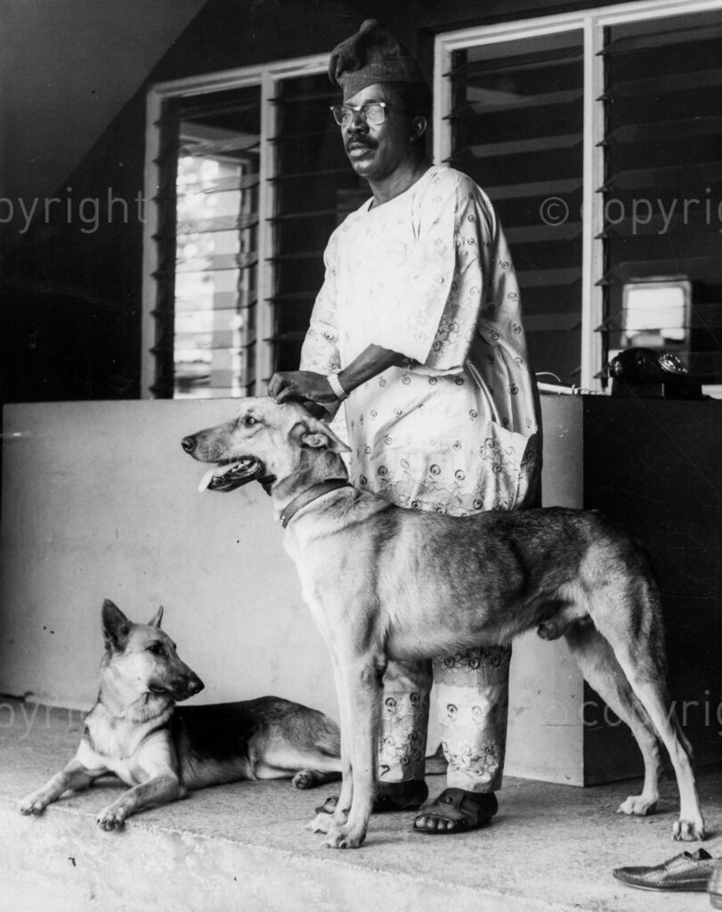 People In Pictures; Alhaji Dandago in glasses is seen in the premises of the Emir of Kano's palace on his way to pay his respects to the Emir of Kano.