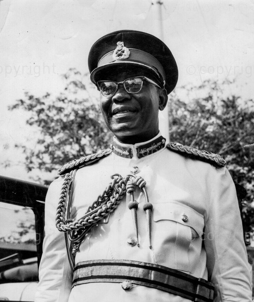A year of Independence. Dr Zik: Twelve-month ago the birth of an independent Nigeria was hailed with pomp, hope and ceremony. Forty-five million people rejoiced at the prospect of land free of want. But have the hopes for the first year been realised? Has the country exploited its tremendous potential to the full? Nelson Ottah answers these questions, and lists the achievements that have made the last year such a memorable one.