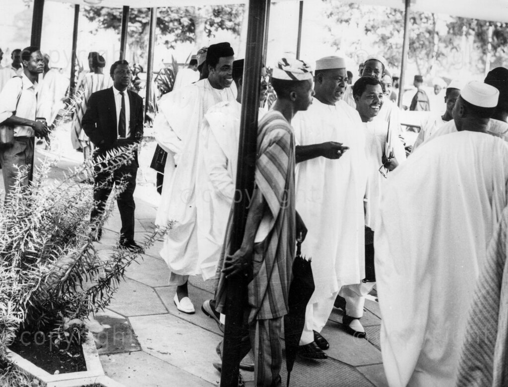 Chief Festus Samuel Okotie-Eboh, Nigeria's Minister of Finance.