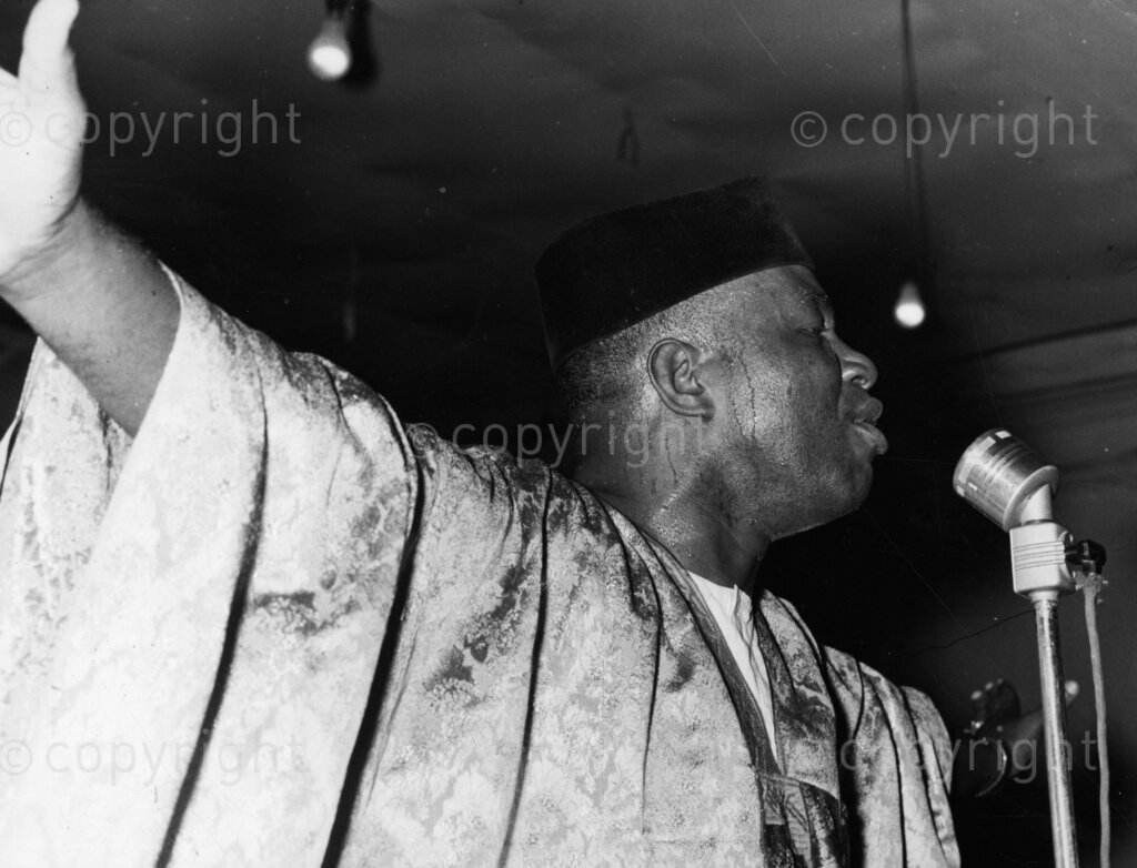 There's never a dull day in the House; Kingley Mbadiwe, clever politician with a sense of humour. Zest excitement, brilliance, courage and high humour. Nigeria's federal House of Representatives has all this and more. Who are the men who make it one of the most colourful and democratic seats of government in the world?