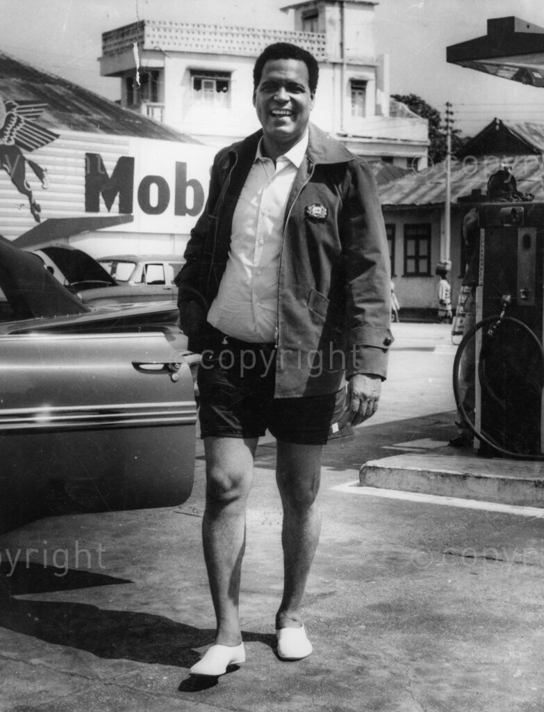 JMJ puts his feet up. Chief Johnson Joseph Modupe looks fit and youthful in a sporting outfit. He says: 