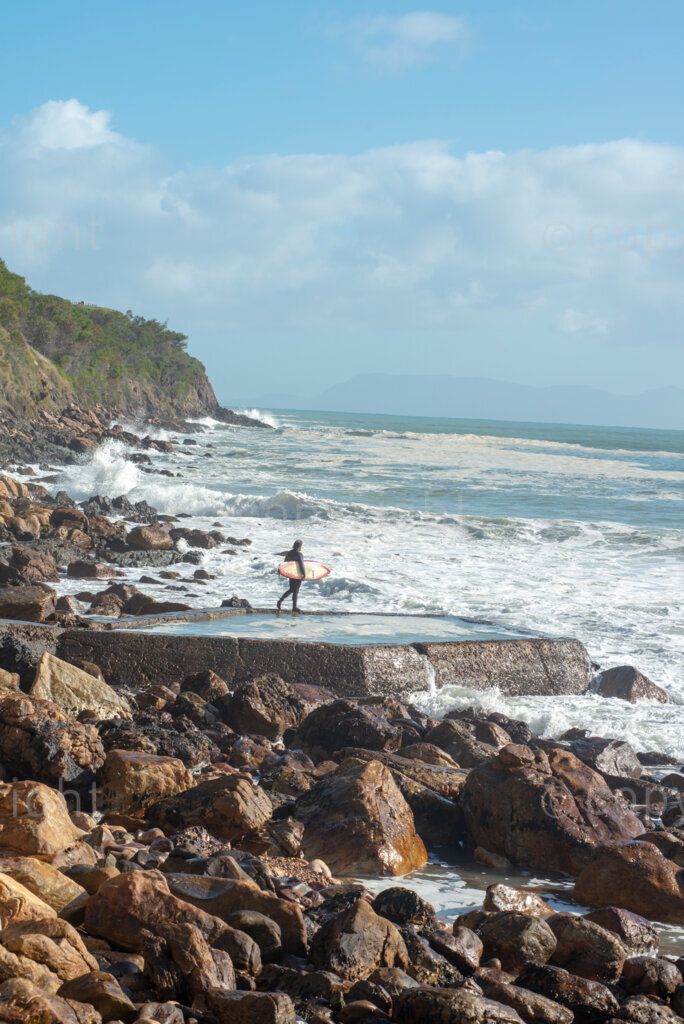 Surfers enjoyed the unusually high waves in Gordon's Bay, in the Western Cape, Tuesday afternoon, July 14, 2020, after gale force winds and flash floods had beaten the coast for several days. PHOTO: EVA-LOTTA JANSSON 