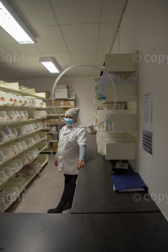 The dispensary at Adriaanse Clinic in Elsies River, Cape Town, Monday, July 13, 2020. PHOTO: EVA-LOTTA JANSSON 