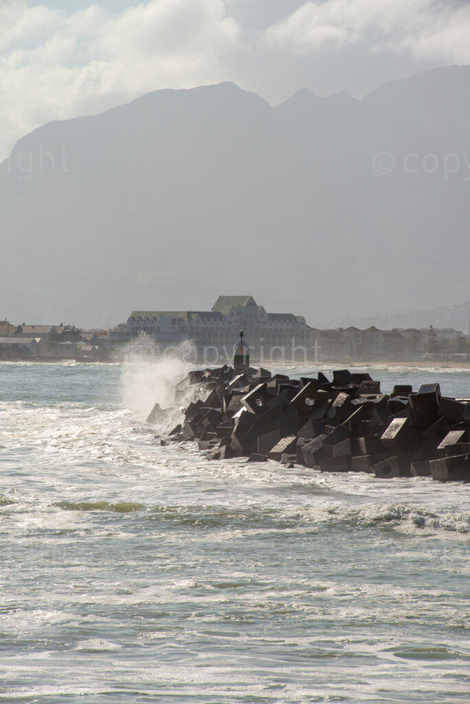 Surfers enjoyed the unusually high waves in Gordon's Bay, in the Western Cape, Tuesday afternoon, July 14, 2020, after gale force winds and flash floods had beaten the coast for several days. PHOTO: EVA-LOTTA JANSSON 