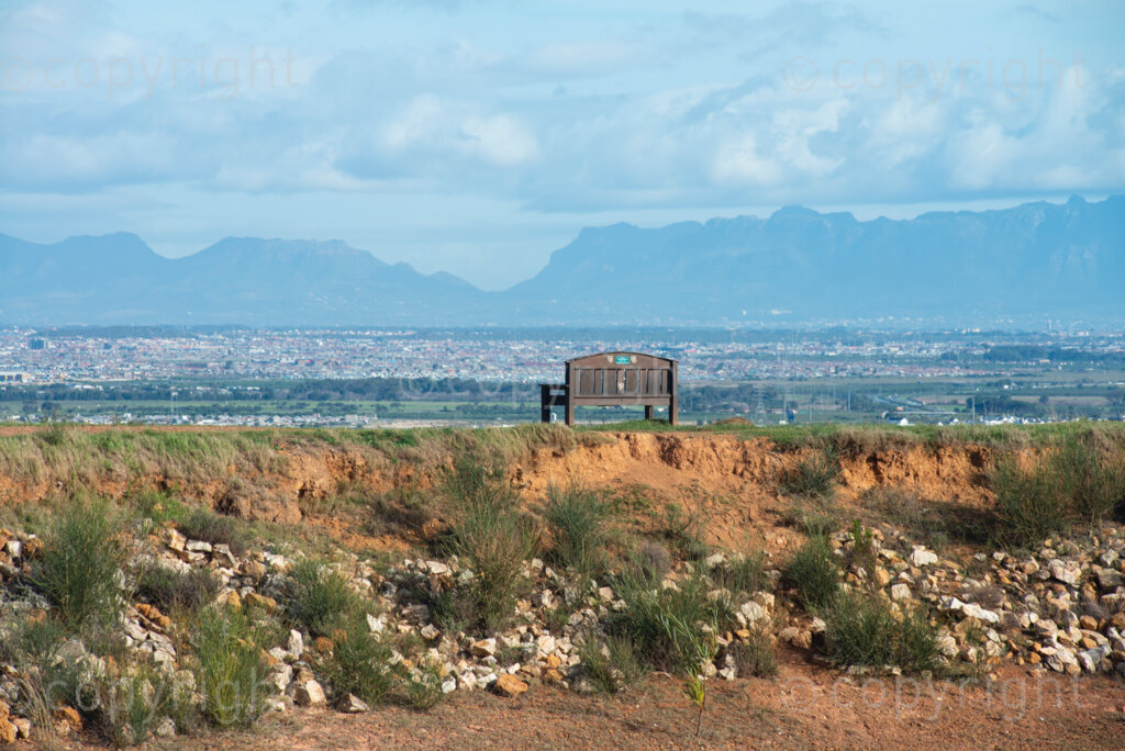 A bench with a view over False Bay sits on private land, free for the public to use, on Saturday, June 13, 2020. While the number of positive Coronavirus cases in South Africa soared past 70,000 people, and the country adjusted to an easing of lockdown restrictions, public parks remained closed. The City of Cape Town, on Monday, reiterated that reserves, conservation areas, parks and beaches under the City's management remained closed to the public on Level 3 of the lockdown. However, the city said it had appealed to the national government to amend the regulations to allow access to these public spaces. PHOTO: EVA-LOTTA JANSSON 
