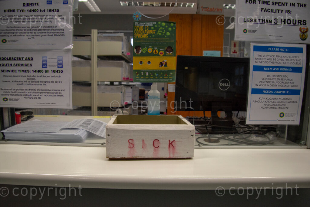 A box that reads 