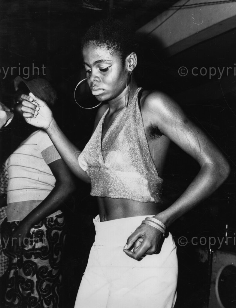 Nigerian youth dancing.