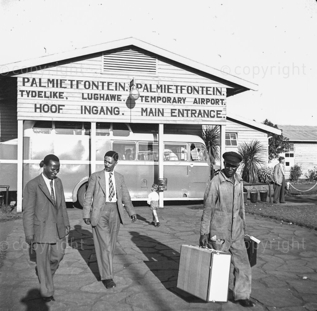 Tell Freedom – Two years ago Peter Abrahams came to South Africa for a month's visit after 14 years away, to write a series of articles for an overseas paper. Here he is being met at the Johannesburg airport on his arrival, by his friend, Henry Nxumalo, assistant editor of Drum. Drum is privileged to publish in serial form what we believe to be one of the finest books ever to come out of Africa. 'Tell Freedom' is the life story of Peter Abrahams, the brilliant coloured writer who was born in the slums of Johannesburg and has risen to be a writer of international reputation. It is an astonishing, moving story, superbly told by a master of language.