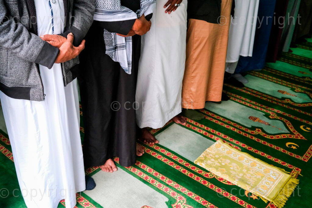 Eid ul Fitr prayers at the Habibia Soofie Mosque. Eid ul Fitr is one of the most important holidays in the Muslim calendar. It marks the end of the fasting from dawn to sunset in the month of Ramadan. Eid ul Fitr translates as ‘Festival of breaking the fast’. 31 March. 2025, Pietermaritzburg, South Africa.