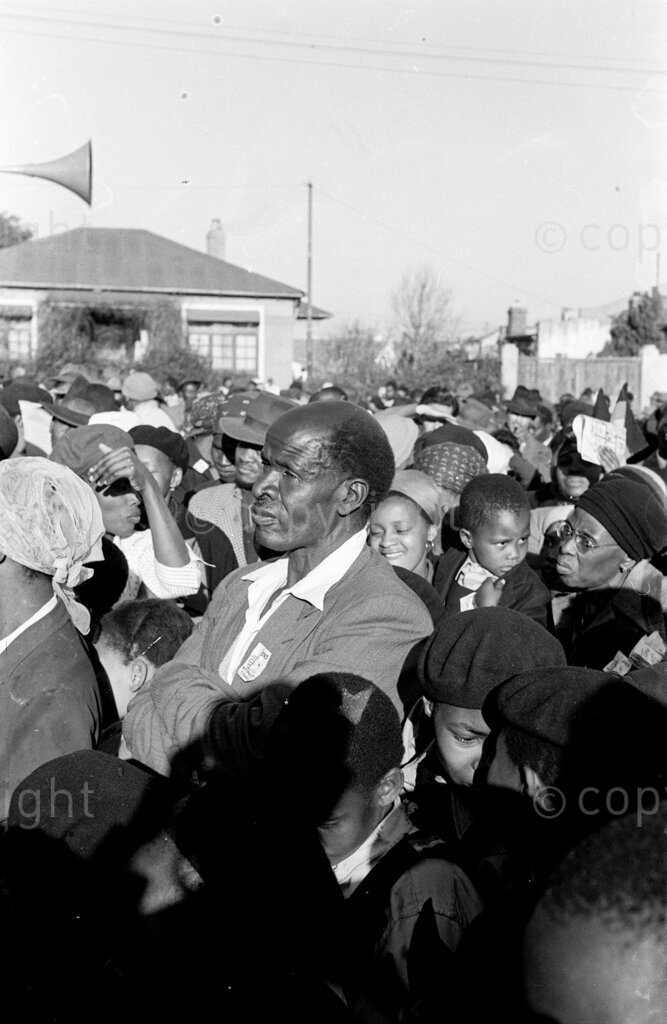 Africa Day Celebrations 25 June – People gathered in Sophiatown to celebrate Freedom Day.