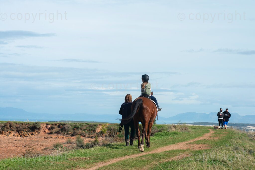 A girl is lead on a horse on a private piece of land in Somerset West, free for the public to use, on Saturday, June 13, 2020. While the number of positive Coronavirus cases in South Africa soared past 70,000 people, and the country adjusted to an easing of lockdown restrictions, public parks remained closed. The City of Cape Town, on Monday, reiterated that reserves, conservation areas, parks and beaches under the City's management remained closed to the public on Level 3 of the lockdown. However, the city said it had appealed to the national government to amend the regulations to allow access to these public spaces. PHOTO: EVA-LOTTA JANSSON 