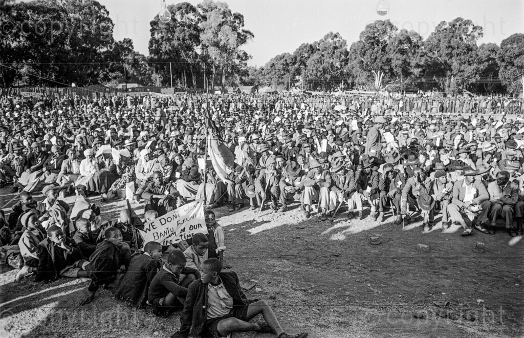 The 4-in-1 Congress! June 26, 1955. The Congress of the People meet at the Kliptown football ground with 3,000 delegates. The congress of the People were made up out of four member-bodies, the ANC, the Indian Congress, the Coloured Peoples Organisation and the Congress of Democrats. The Freedom Charter, which the Congress of the People adopted on June 26, were read and signed by delegates. Many speakers on the Freedom Charter, sounded the note that the day might not be far off when its demands would be met; the road might be long, but a united democratic front was the only solution. ANC president Albert Luthuli, in his message read to the Congress, said among other things that