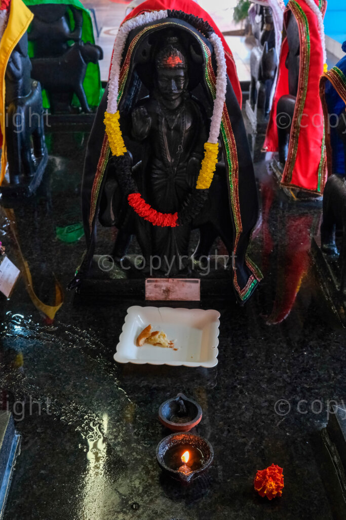 Rain puja (prayer) North Indian Shri Vishnu Temple. Nov. 2024, Pietermaritzburg, KZN, South Africa.