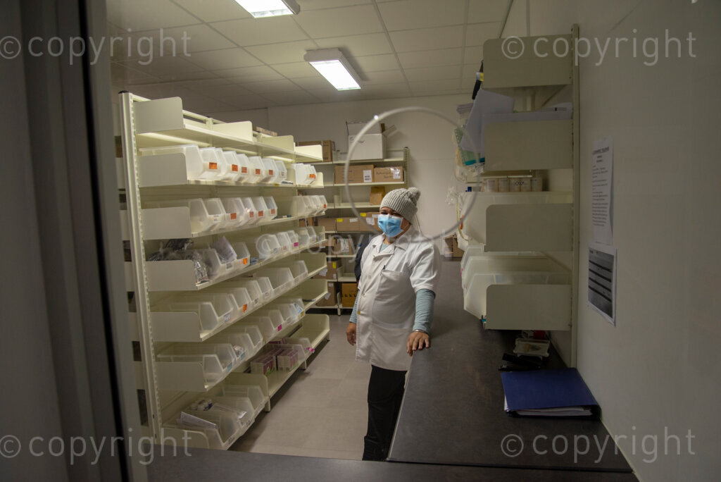 The dispensary at Adriaanse Clinic in Elsies River, Cape Town, Monday, July 13, 2020. PHOTO: EVA-LOTTA JANSSON 