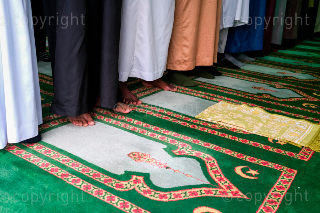 Eid ul Fitr prayers at the Habibia Soofie Mosque. Eid ul Fitr is one of the most important holidays in the Muslim calendar. It marks the end of the fasting from dawn to sunset in the month of Ramadan. Eid ul Fitr translates as ‘Festival of breaking the fast’. 31 March. 2025, Pietermaritzburg, South Africa.