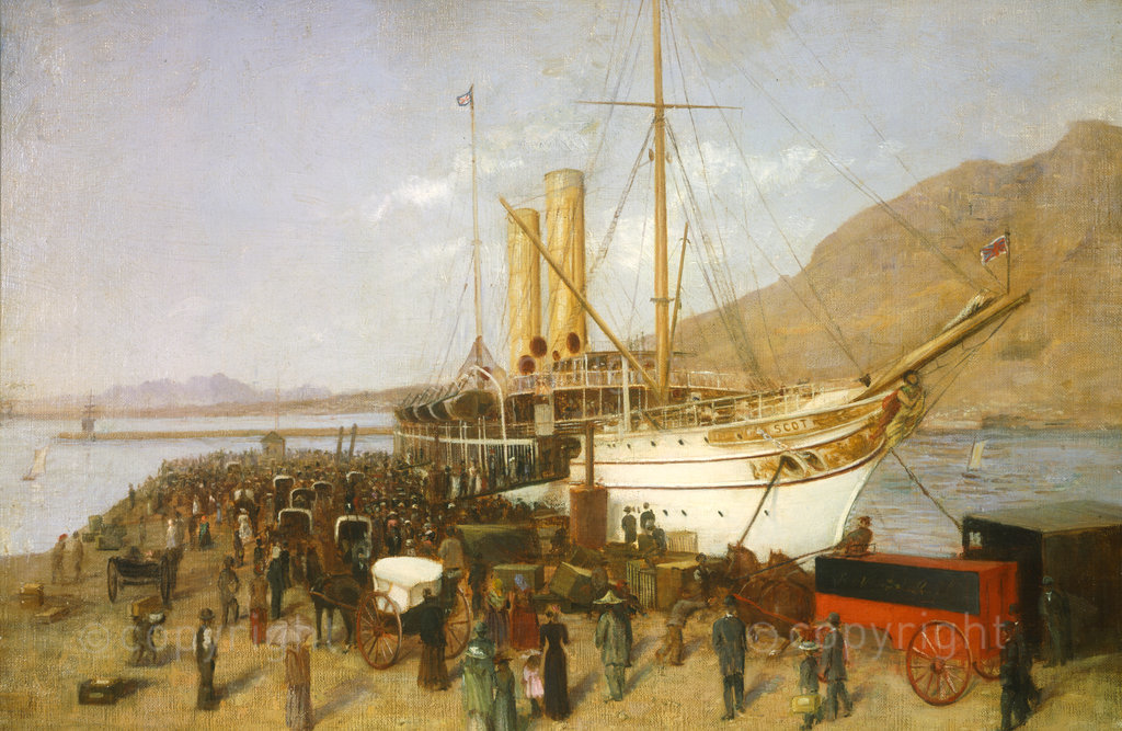 Unkown artist Oil on canvas  36 x 53,7cm  William Fehr Collection: CG14 Photo: Pam Warne
